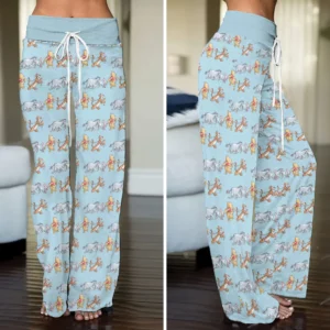 Winnie-the-Pooh High-Waisted Straight-Leg Trousers - TANTN25797