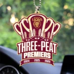 Brisbane Lions 2026 AFL Premiers Custom shape 2-sided Acrylic Car Ornament – TANTN25803