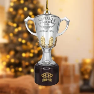 Brisbane Lions 2026 AFL Premiers Custom Shape 2-side Printed Acrylic Ornament - TANTN25822