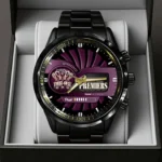 Brisbane Lions 2026 AFL Premiers Black Stainless Steel Watch – TANTN25849