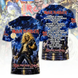 Iron Maiden Tour 2026 3D Apparel – TANTN25858