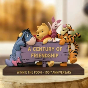 Winnie-the-Pooh 100th Anniversary Custom Shape Acrylic Plaque - GNE8855