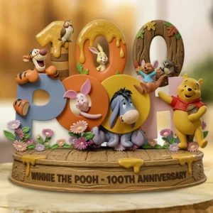 Winnie-the-Pooh 100th Anniversary Custom Shape Acrylic Plaque - GNE8857