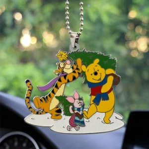 Winnie-the-Pooh 100th Anniversary Custom shape 2-sided Acrylic Car Ornament - GNE8859