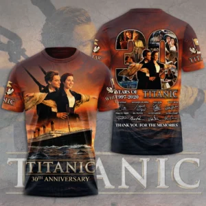 Titanic 30th Anniversary 3D Apparel - TMTHU9017