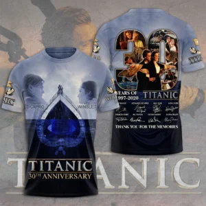 Titanic 30th Anniversary 3D Apparel - TMTHU9018