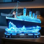 Titanic 30th Anniversary Custom Shape Acrylic Light Box – TMTHU9068