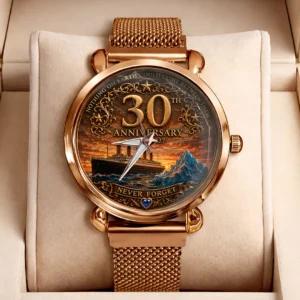 Titanic 30th Anniversary Mesh Strap Quartz Watch - TMTHU9081