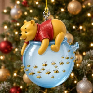 Winnie-the-Pooh 100th Anniversary Custom Shape 2-side Printed Acrylic Ornament - TMTHU9163