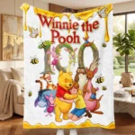 Winnie-the-Pooh 100th Anniversary Fleece Blanket – TMTHU9256