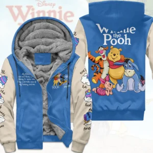 Winnie-the-Pooh 3D Fleece Zip Hoodie - HOATT21053