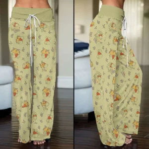 Winnie-the-Pooh High-Waisted Straight-Leg Trousers - TANTN25801
