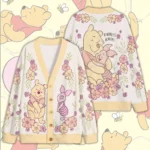 Winnie-the-Pooh Knitted V-neck Cardigan – TMTHU9646