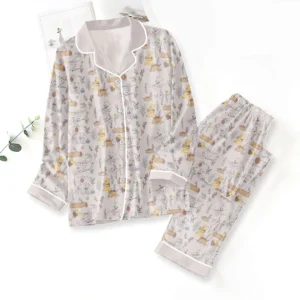 Winnie-the-Pooh Satin Pajama Set with Piping - TANTN25735