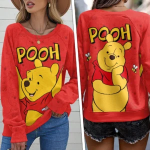Winnie-the-Pooh Round Neck Raglan Sleeve Sweatshirt – HOATT21050