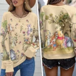 Winnie-the-Pooh Round Neck Raglan Sleeve Sweatshirt – TMTHU9287