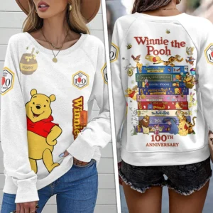 Winnie-the-Pooh Round Neck Raglan Sleeve Sweatshirt – TMTHU9295