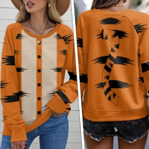Winnie-the-Pooh x Tigger Round Neck Raglan Sleeve Sweatshirt – HOATT20760