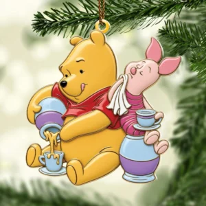 Winnie-the-Pooh Custom Shape 2-side Printed Acrylic Ornament - HOATT21113