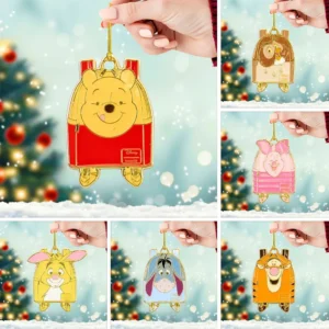 6PCS Winnie-the-Pooh Custom Shape 2-Side Printed Acrylic Ornament – TANTN25731