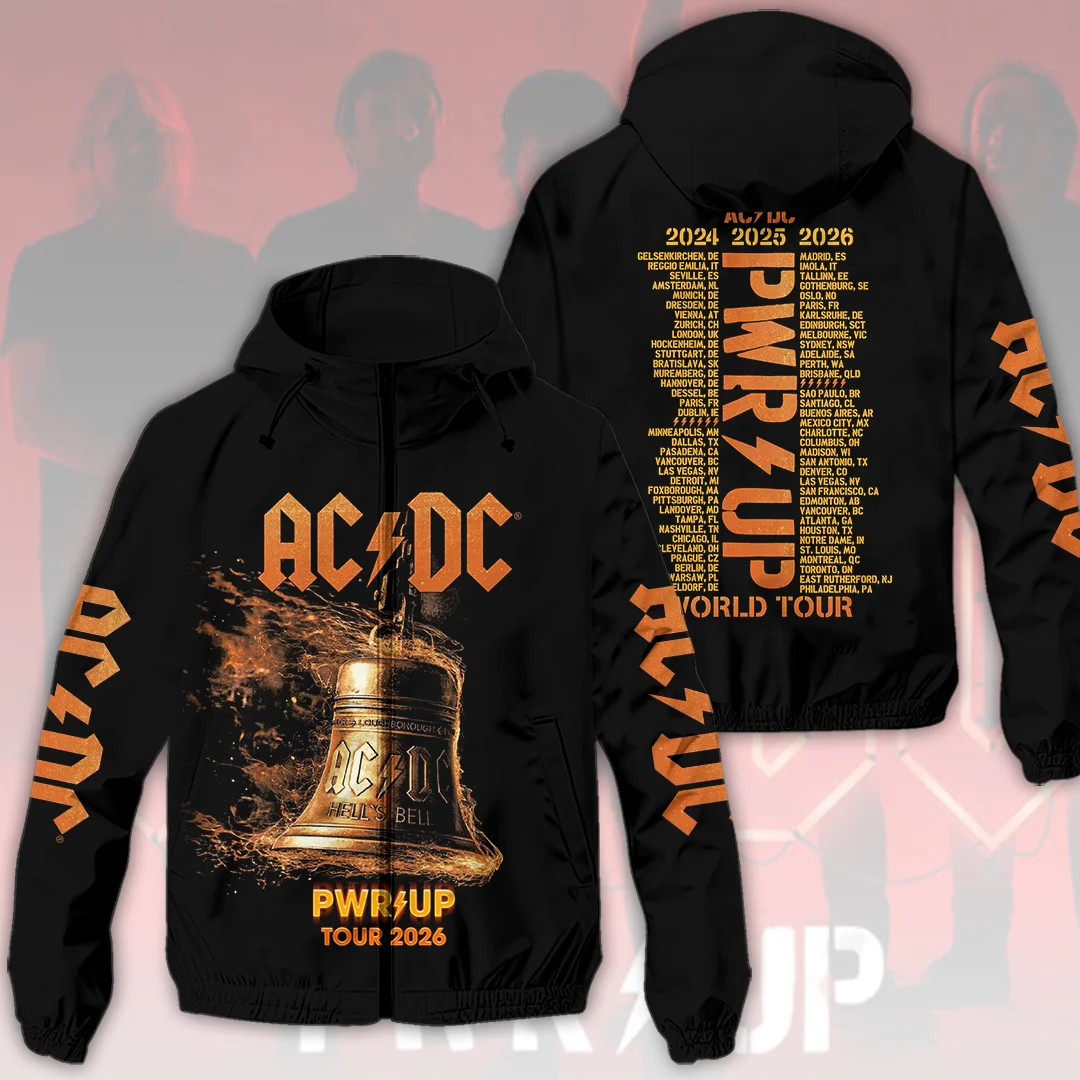 AC/DC 3D Windbreaker Jacket - HOATT21575