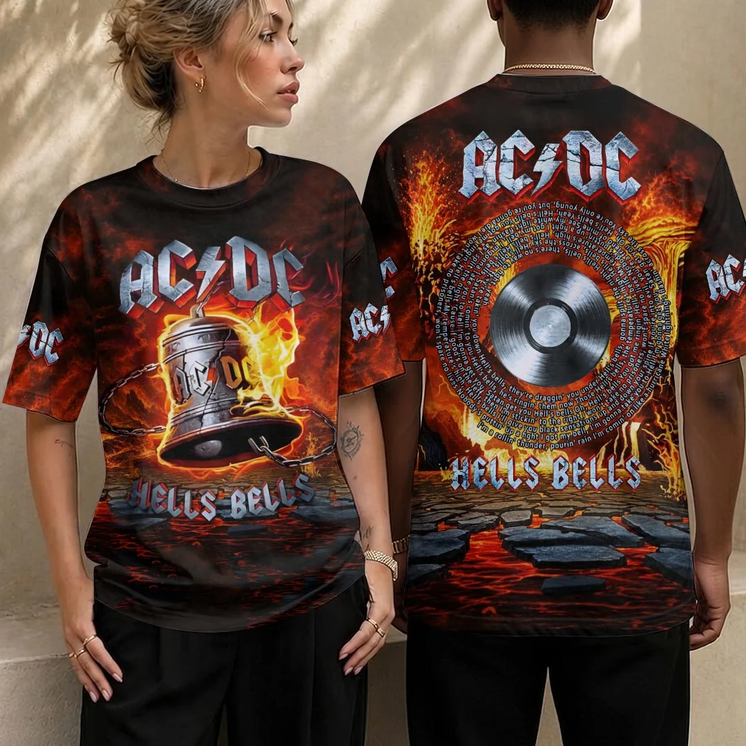 AC/DC Hells Bells 3D Apparel - HOATT26819