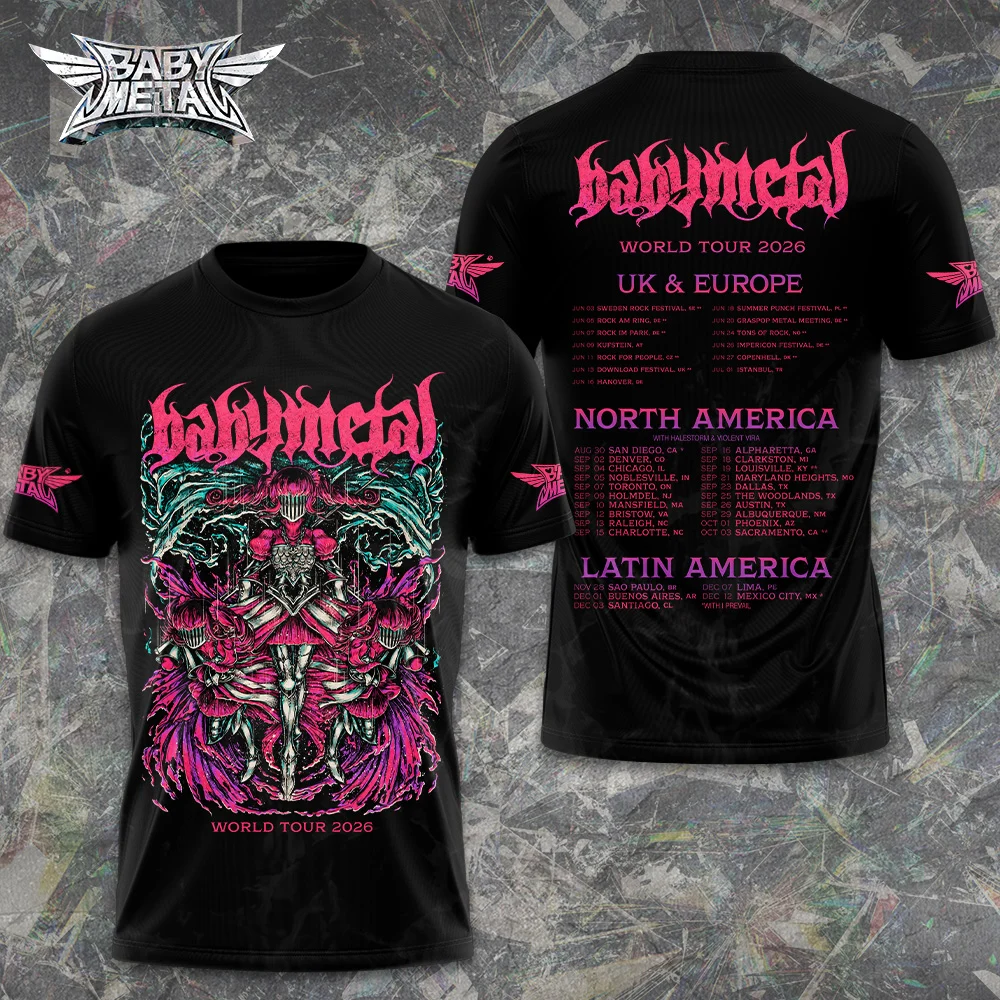 Babymetal World Tour 2026 3D Apparel - GNE8950
