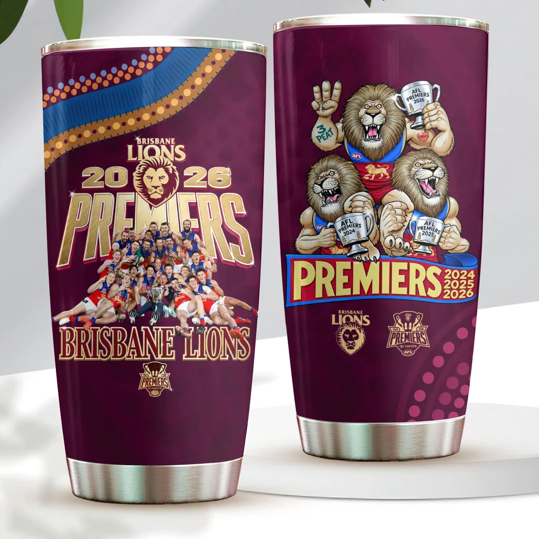 Brisbane Lions 2026 AFL Premiers Tumbler Cup - HOATT21461