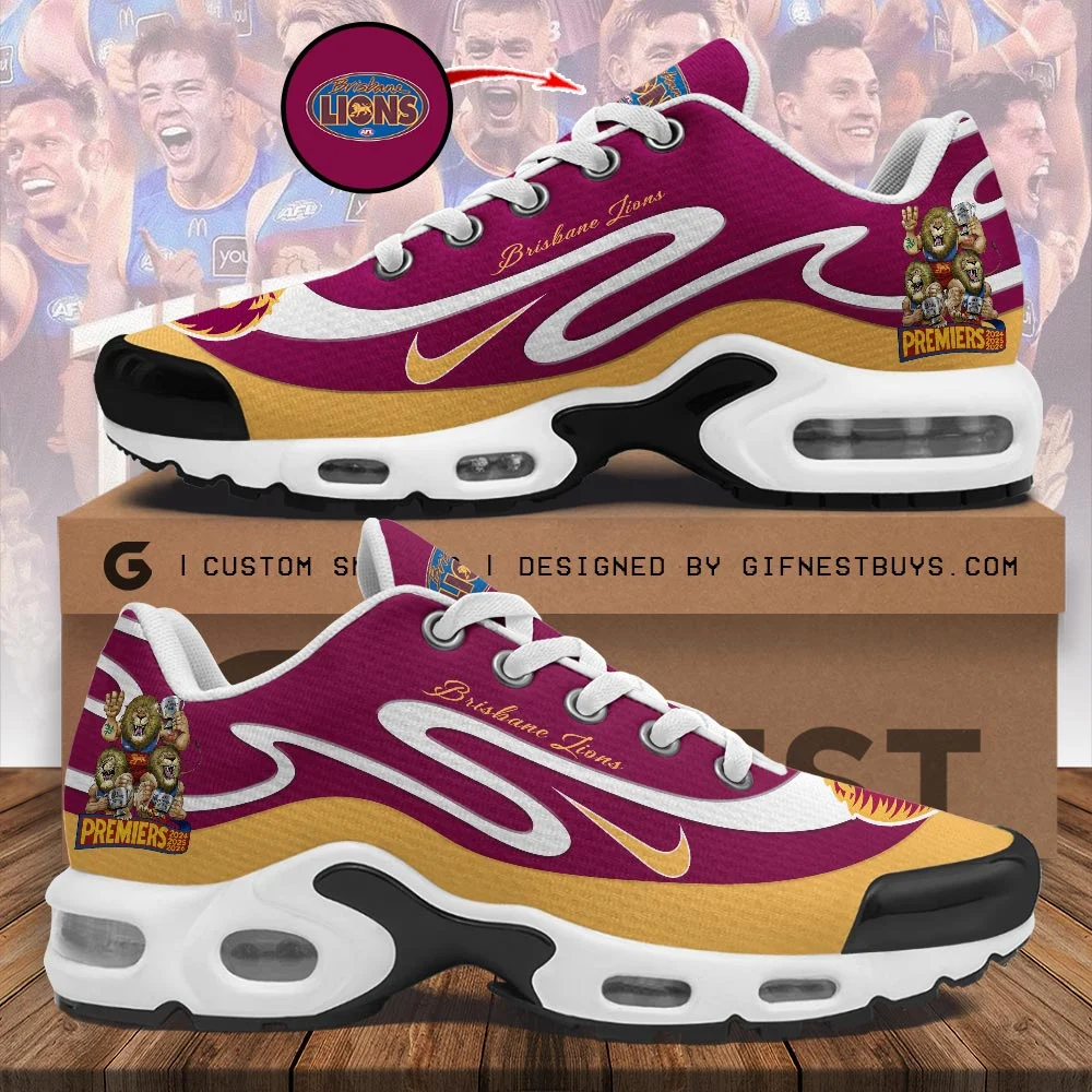 Brisbane Lions 2026 AFL Premiers Air Max Shoes - HOATT21577