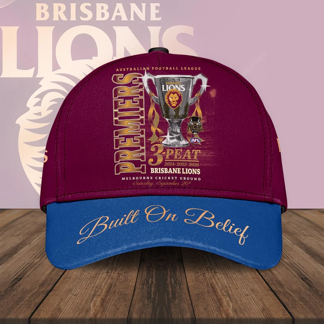 Brisbane Lions 2026 AFL Premiers Classic Cap - HOATT21535