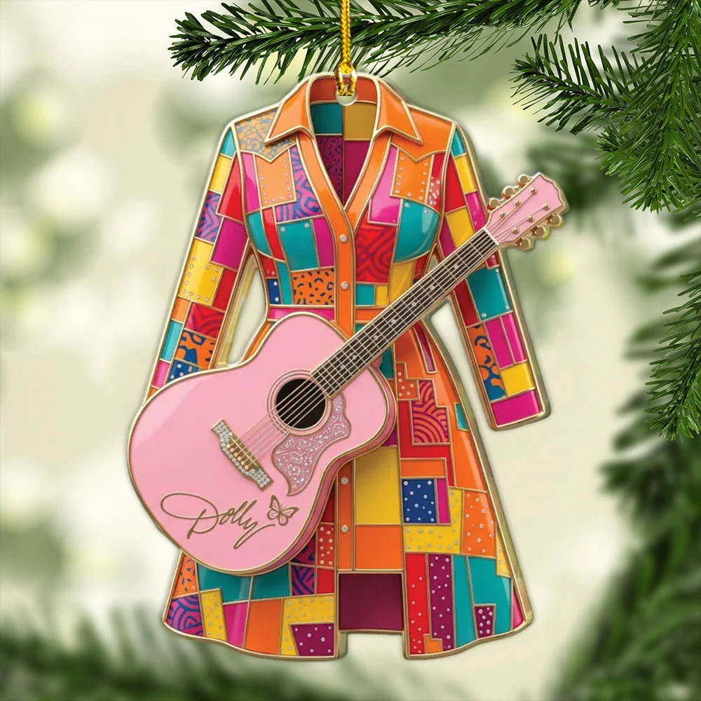 Dolly Parton Custom Shape 2-side Printed Acrylic Ornament - MAITM15297