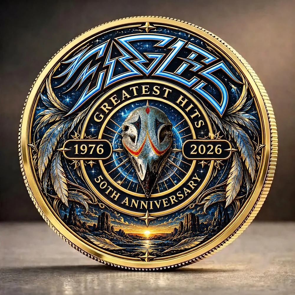 Eagles Band: Their Greatest Hits 50th Anniversary Commemorative Coin - GNE9013
