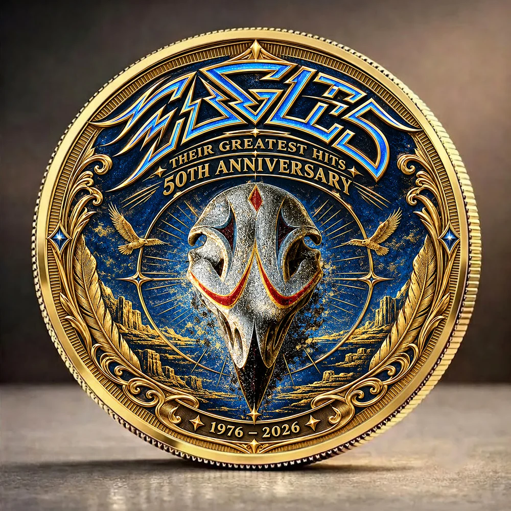Eagles Band: Their Greatest Hits 50th Anniversary Commemorative Coin - GNE9014