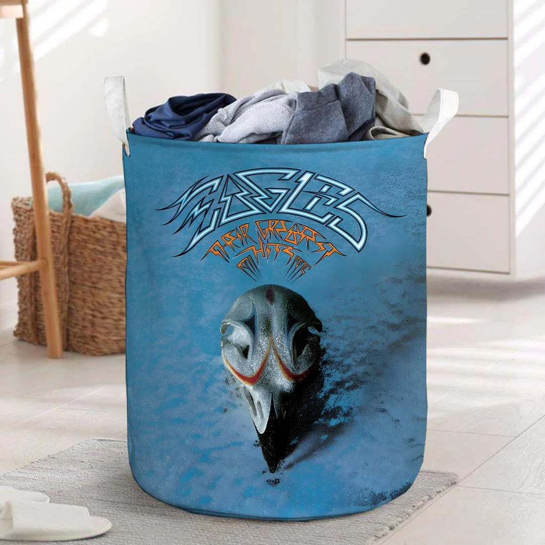 Eagles Band Their Greatest Hits 50th Anniversary Laundry Basket - HOATT21582