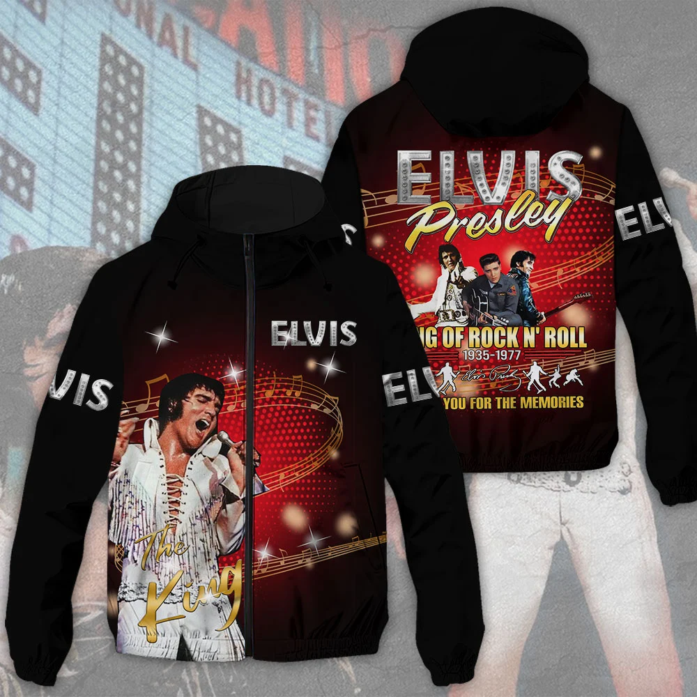 Elvis Presley 3D Windbreaker Jacket - MAITM15391