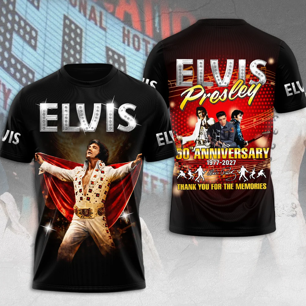 Elvis Presley 50th Anniversary 2027 3D Apparel – MAITM15397