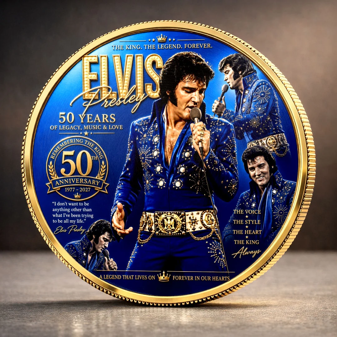 Elvis Presley 50th Anniversary 2027 Commemorative Coin - MAITM15355
