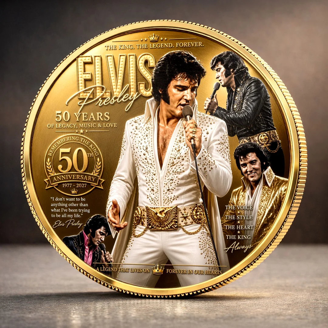 Elvis Presley 50th Anniversary 2027 Commemorative Coin - MAITM15358