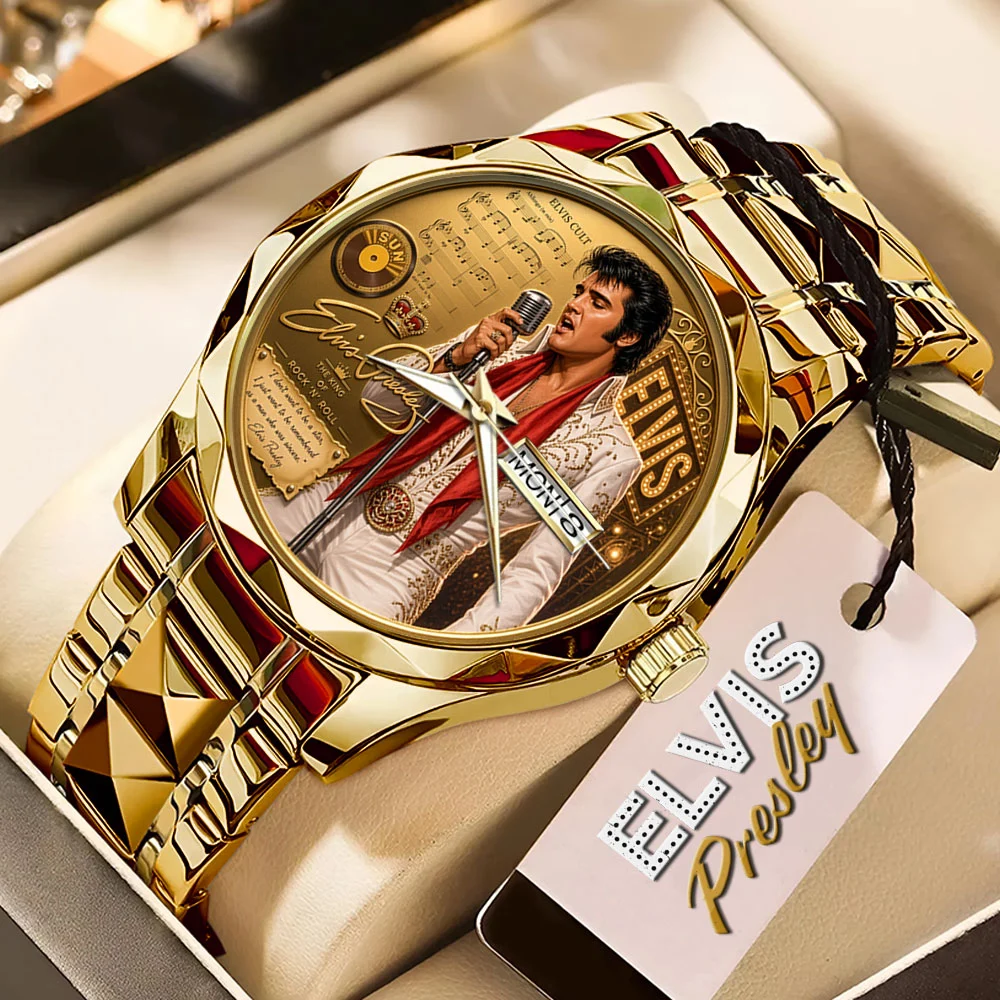 Elvis Presley Alloy Luxury Quartz Watch - MAITM15342