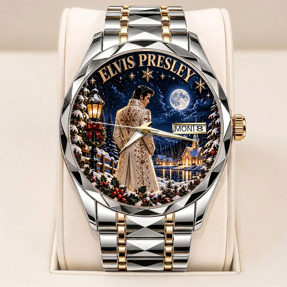 Elvis Presley Alloy Luxury Quartz Watch - TANTN26043