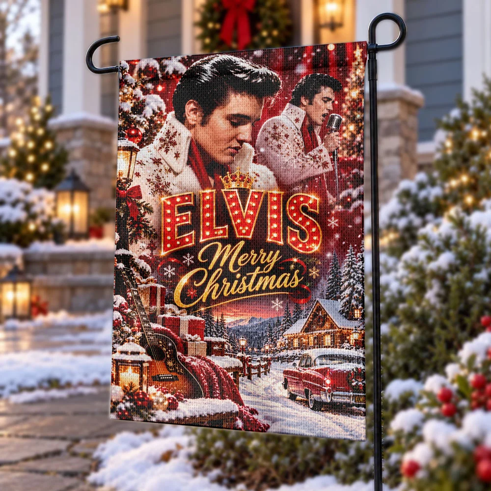Elvis Presley Double-side Garden Flag - TANTN26067
