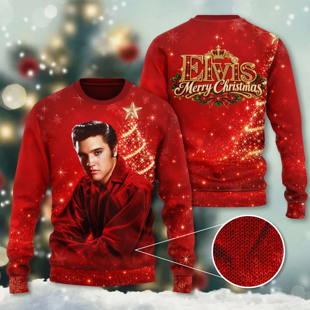 Elvis Presley Ugly Sweater - HOATT21681