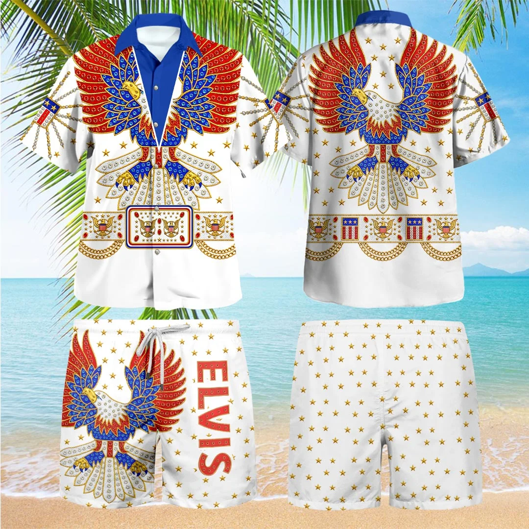 Elvis Presley 3D Hawaiian Apparel - HOATT21425