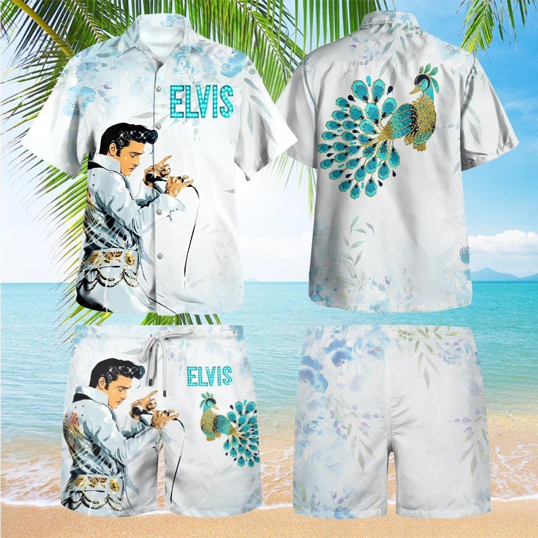 Elvis Presley 3D Hawaiian Apparel - HOATT21427