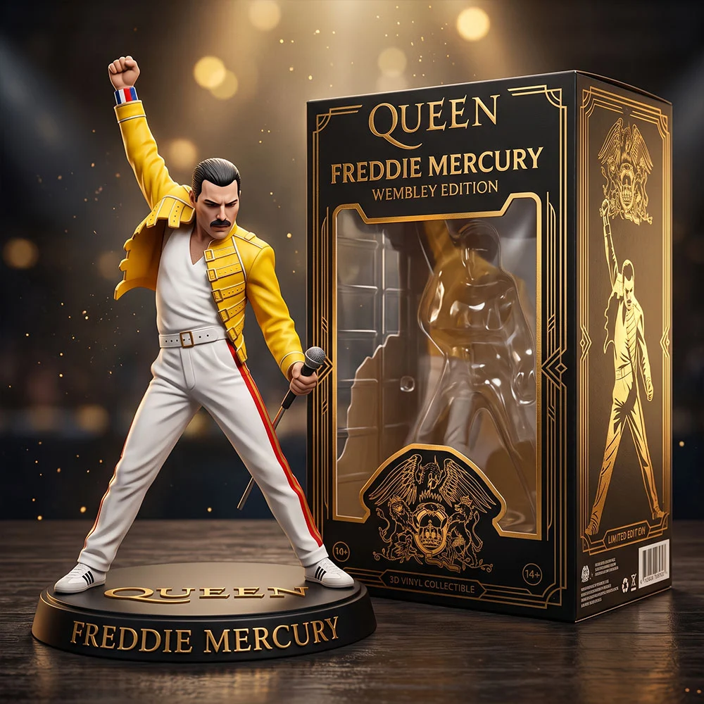 Freddie Mercury 3D Collectible Vinyl Figure - TMTHU10080