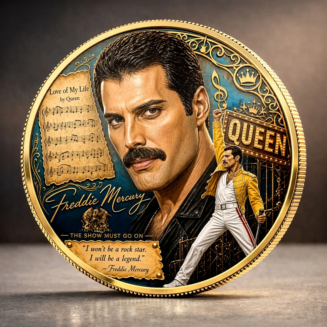 Freddie Mercury Commemorative Coin - MAITM15346