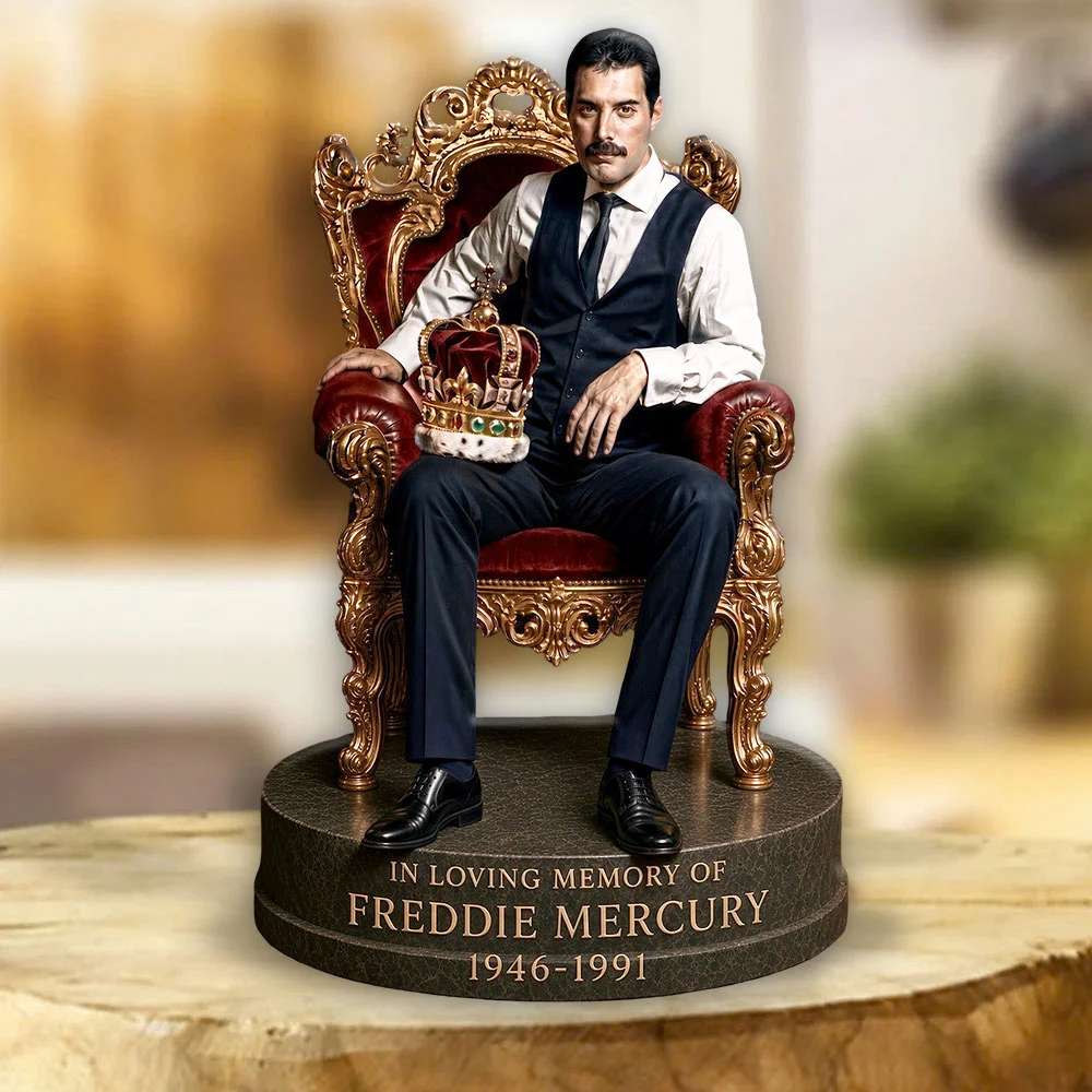 Freddie Mercury Custom Shape Acrylic Plaque - MAITM15335