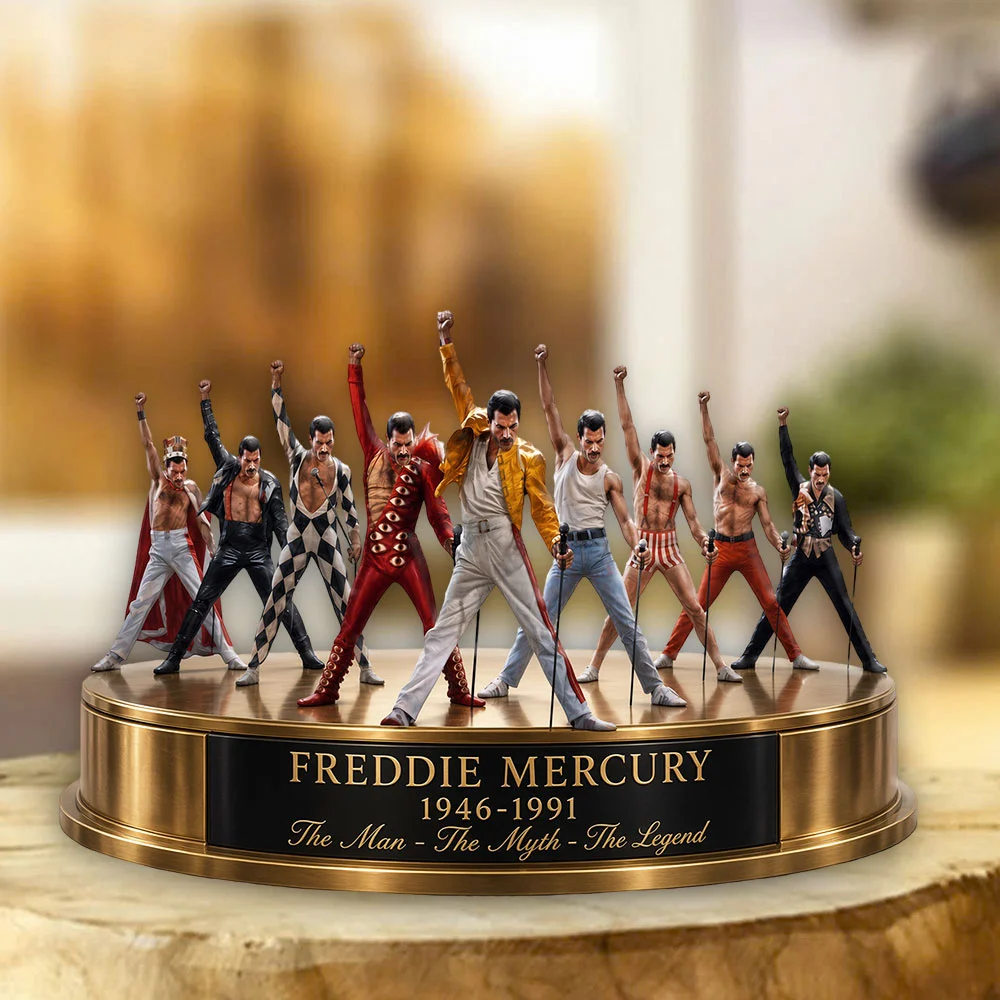 Freddie Mercury Custom Shape Acrylic Plaque - MAITM15359