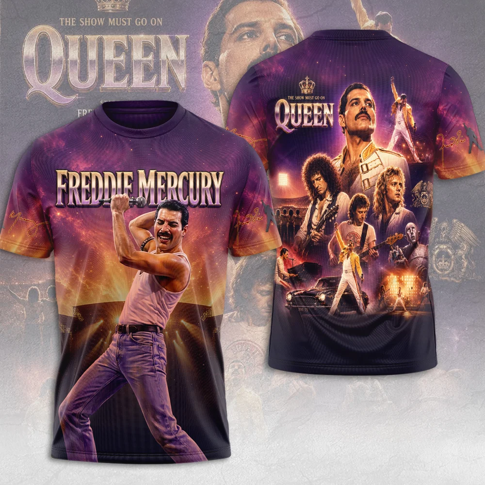 Freddie Mercury x Queen Band 3D Apparel - MAITM15332