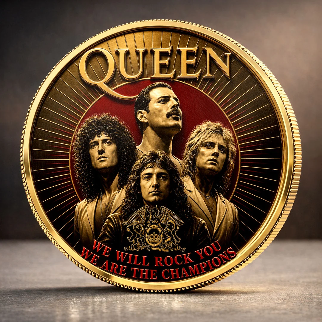 Freddie Mercury x Queen Band Commemorative Coin - MAITM15347